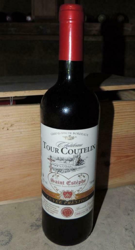 Vin Rouge Château Tour Coutelin Saint-Estèphe Cuvée prestige, Collections, Vins, Neuf, Pleine, Enlèvement, Vin rouge