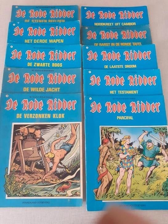 Réimprimez The Red Knight., Plusieurs BD, Enlèvement ou Envoi, Willy Vandersteen, Utilisé