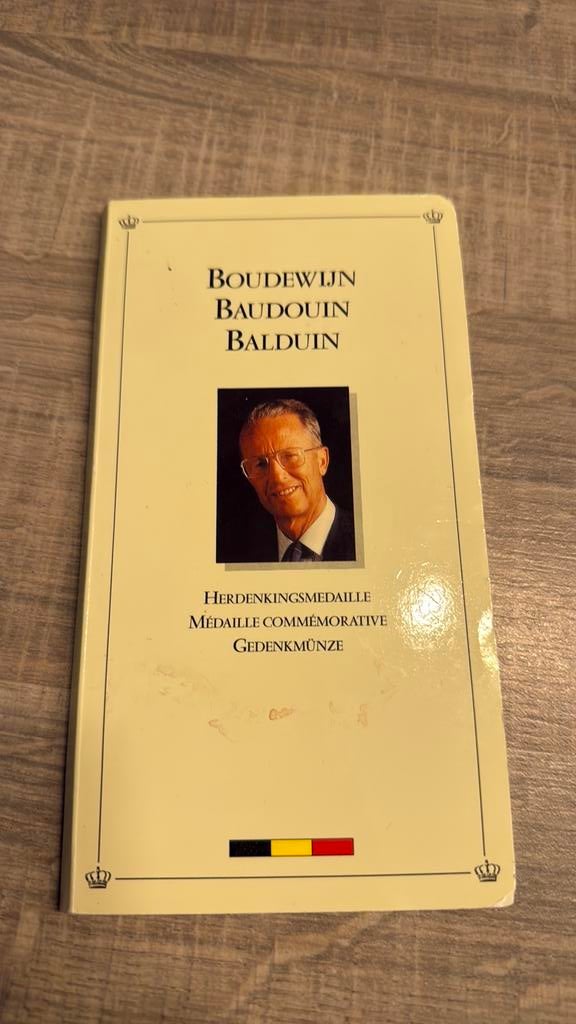 Boudewijn herdenkingsmedailles zilveren, Ophalen of Verzenden, Zilver