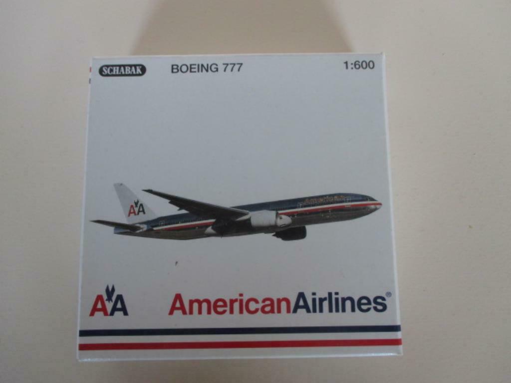 Schabak / Boeing 777 American Airlines / 1:600  / MIB, Hobby & Loisirs créatifs, Voitures miniatures | Échelles Autre, Comme neuf