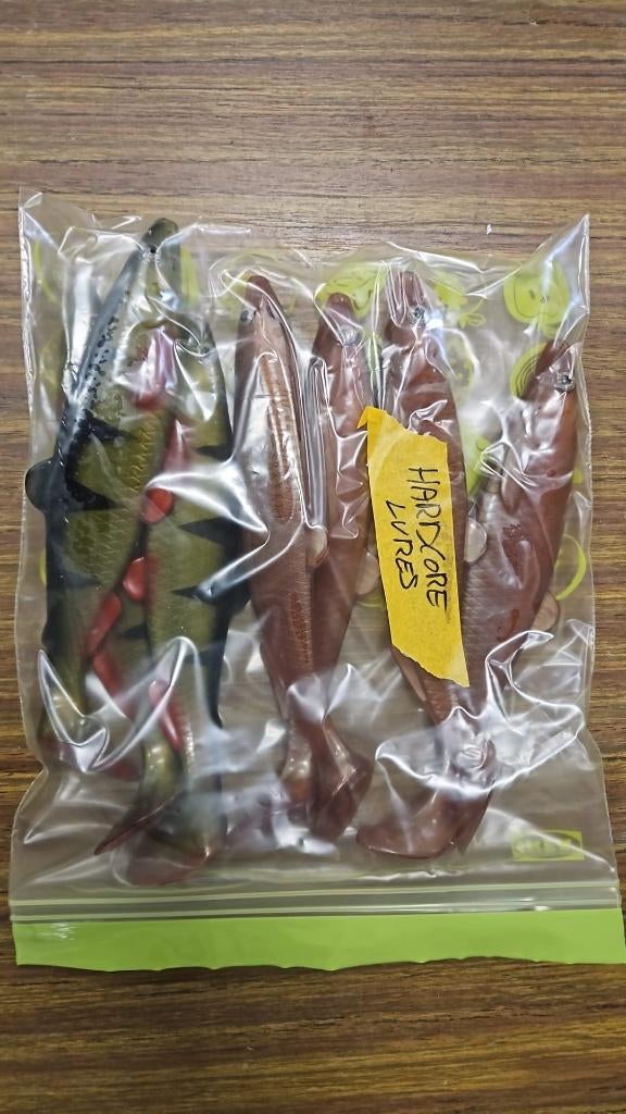 Hardcore Lures 7 shads snoek, Watersport en Boten, Hengelsport | Roofvissen, Ophalen, Nieuw