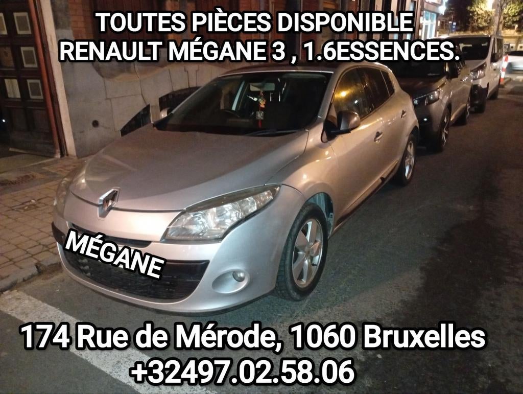 Toutes pièces disponibles pour Renault MÉGANE 3 ,1.6essences
