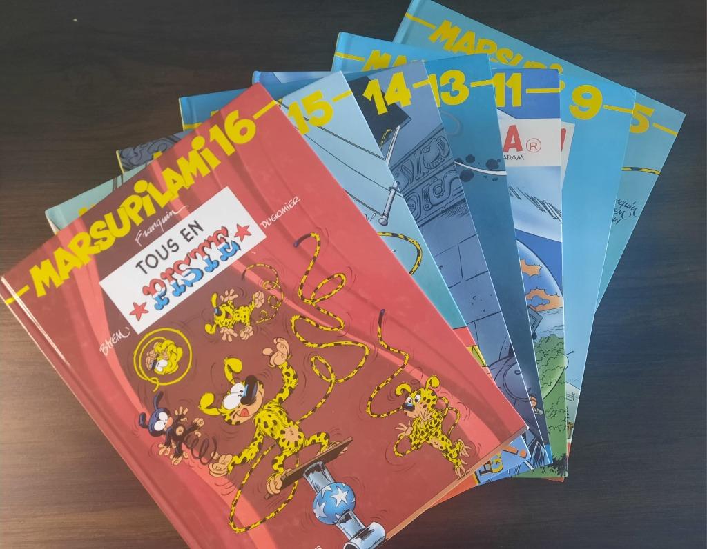 Marsupilami, FR, 7 bandes dessinées cartonnées, Plusieurs BD, Enlèvement ou Envoi, Comme neuf, FRANQUIN