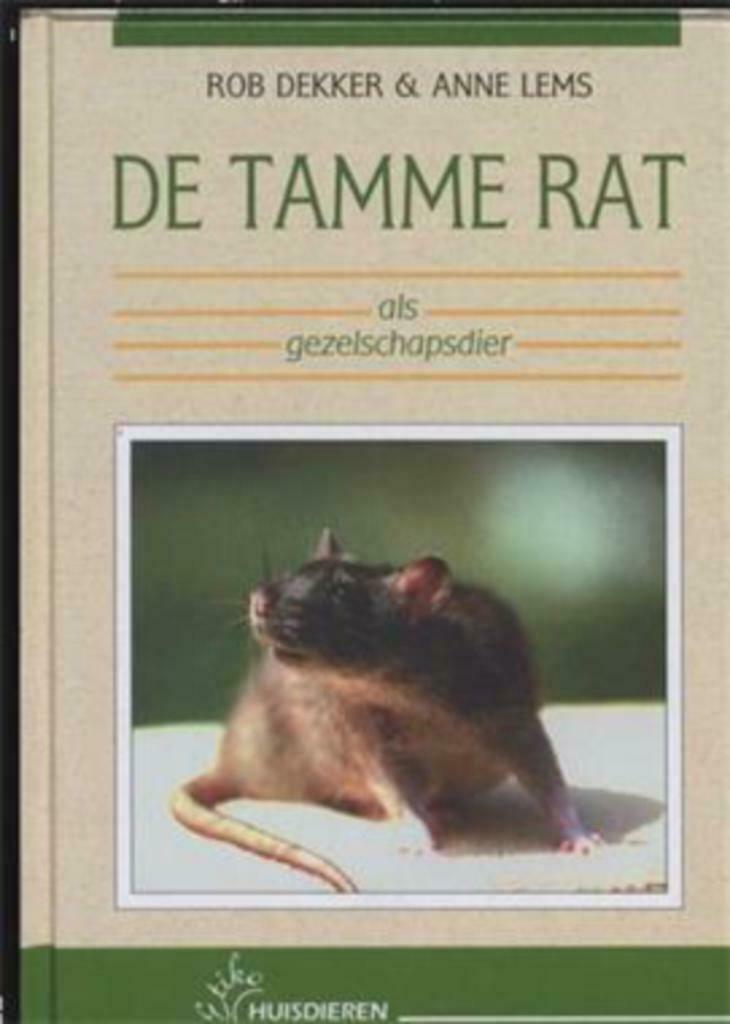 De tamme rat, Rob Dekker en Anne Lems, Ophalen of Verzenden, Gelezen, Konijnen of Knaagdieren