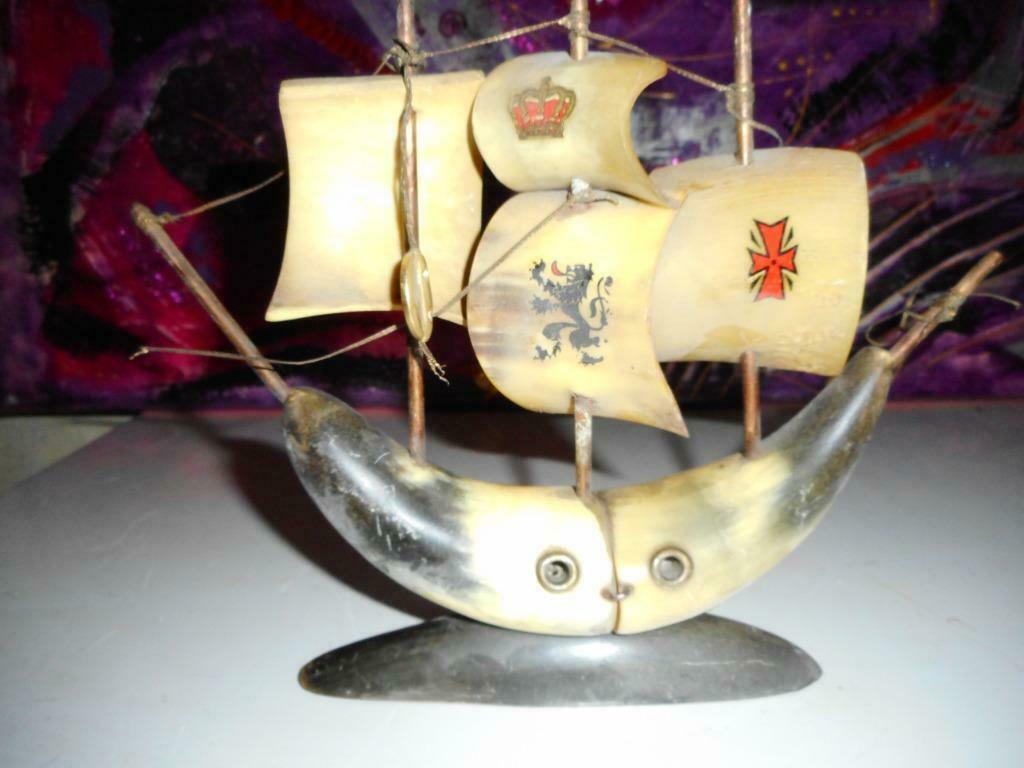 decoratieve hoornboot expo 58, Antiek en Kunst, Ophalen of Verzenden