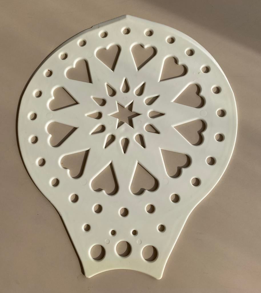 🍄 Taartversiering . Sjabloon / Vorrm 28 cm diameter, Ophalen of Verzenden, Zo goed als nieuw