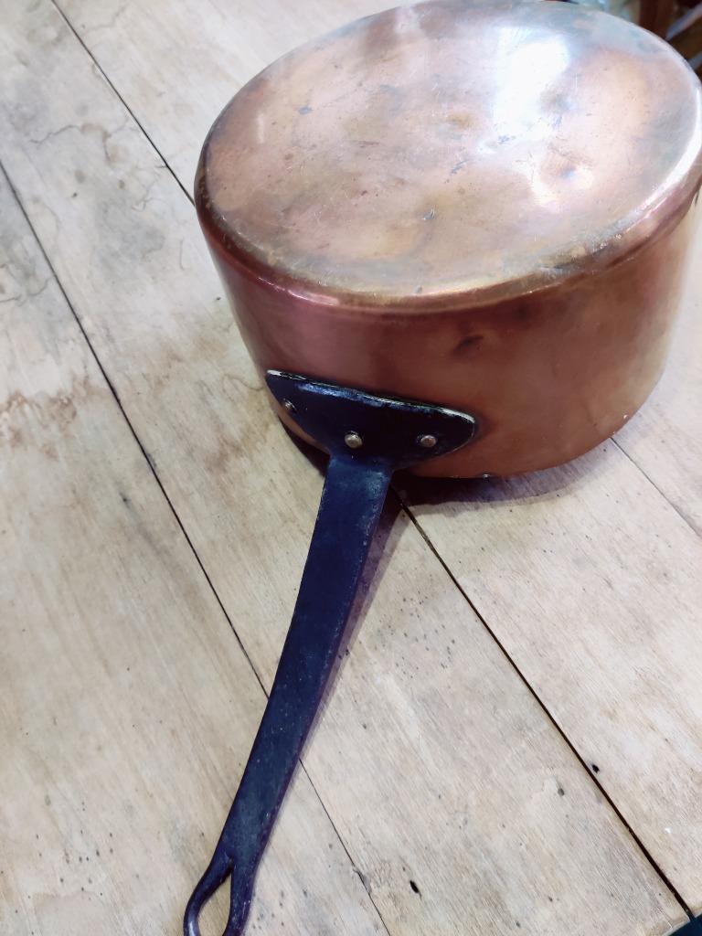 Oude koperen pan, Antiek en Kunst, Koper