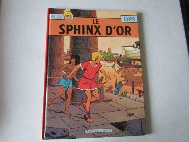 Alix, Le Sphinx d'Or, Livres, Une BD, Utilisé, Martin Jacques, Envoi