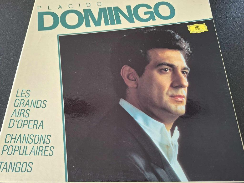 DOMINGO - Les Grands Airs D’Opera Box 3 x Lp's Vinyl, Cd's en Dvd's, Vinyl | Klassiek, Gebruikt, Opera of Operette, Ophalen of Verzenden