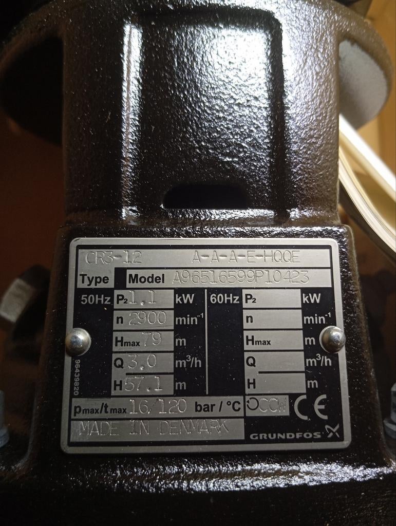 Pompe à eau grundfos, Enlèvement