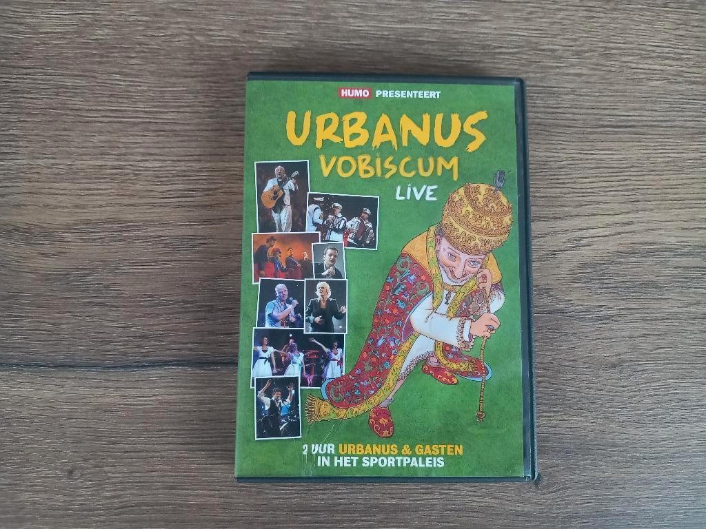 DVD Urbanus Vobiscum live Komedie Stand up comedy Humor, Alle leeftijden, Ophalen of Verzenden, Zo goed als nieuw, Stand-up of Theatershow