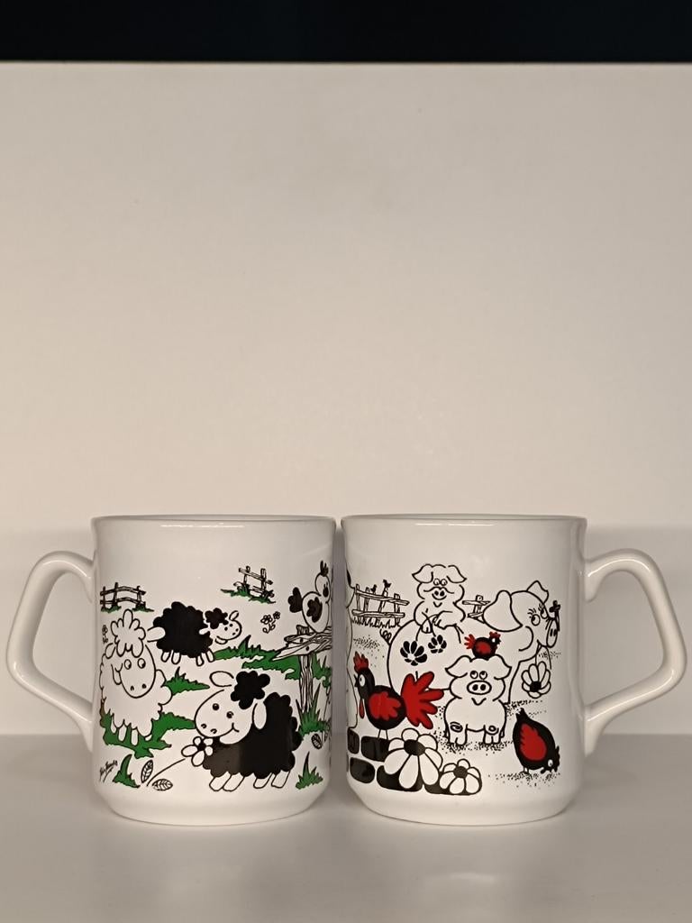 Sheap & Pig Tams England vintage mokken, Ophalen of Verzenden