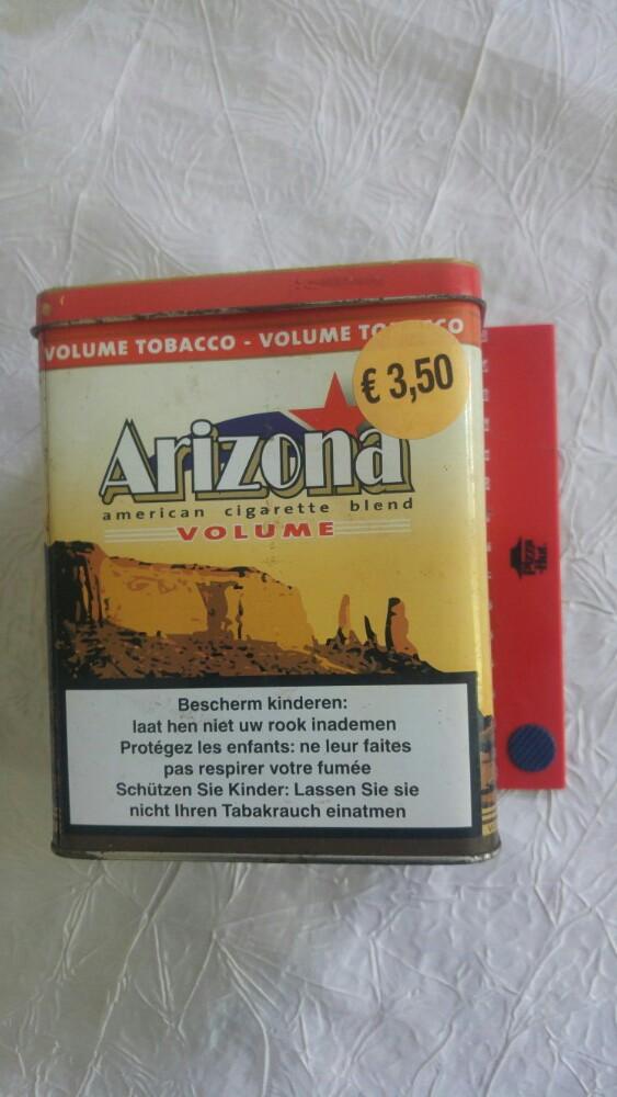 Vintage boite cigarettes sigarettendoos Arizona volume 2005, Ophalen of Verzenden, Gebruikt, Tabaksdoos of Verpakking