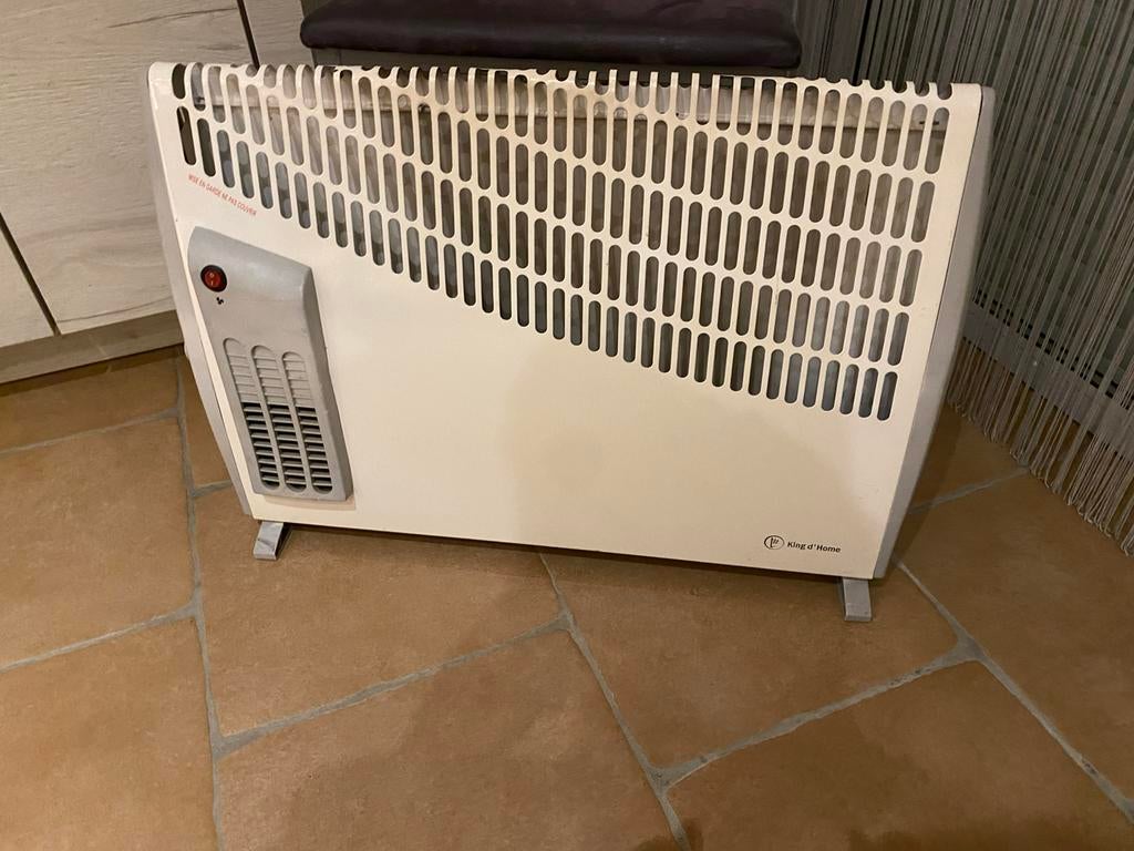 Radiateur électrique avec thermostat et ventilation, Bricolage & Construction, Chauffage & Radiateurs, Enlèvement, Comme neuf