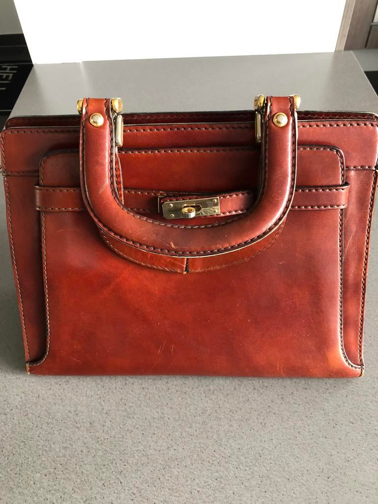 Vintage handtas, Ophalen of Verzenden, Gebruikt, Handtas