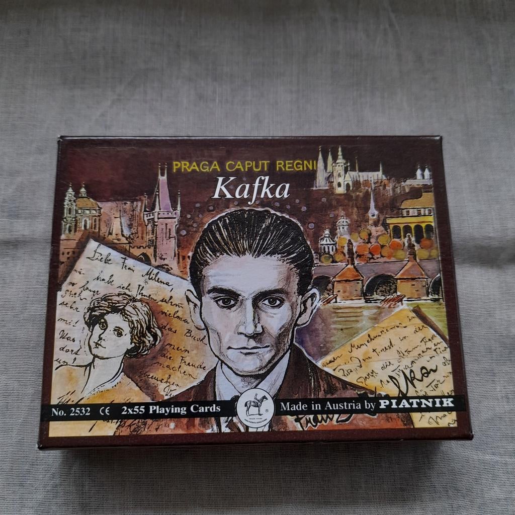 Speelkaarten Piatnik Kafka Praga Caput Regni., Verzamelen, Ophalen of Verzenden, Speelkaart(en)
