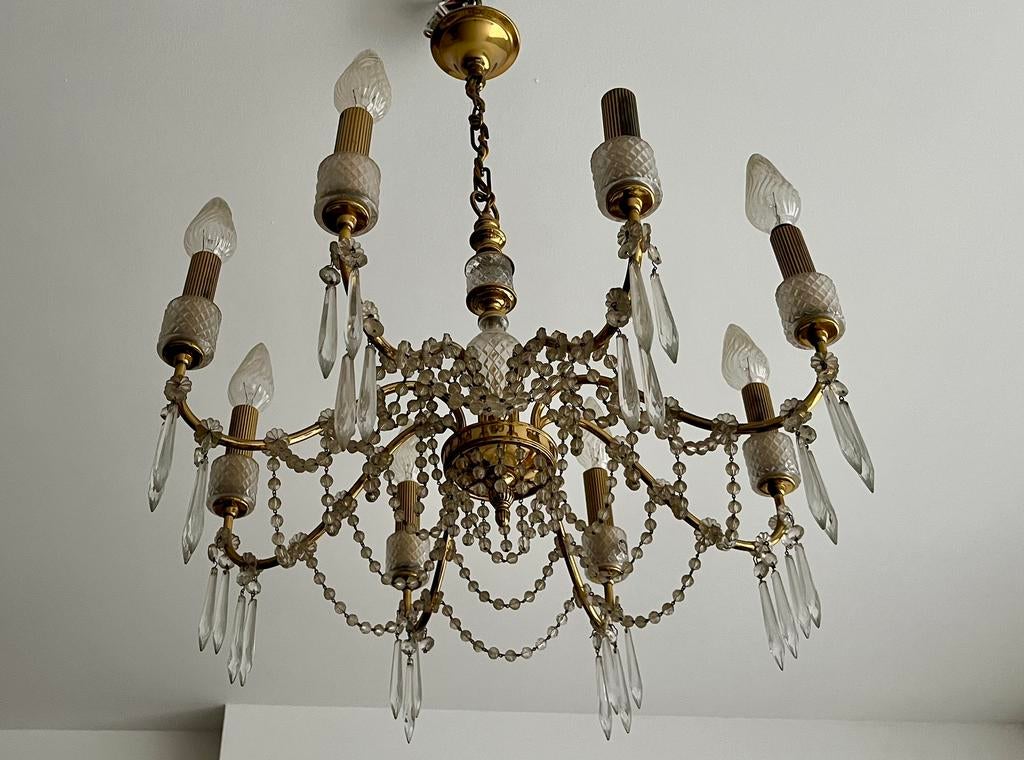 lustre en cristal, Enlèvement, Utilisé
