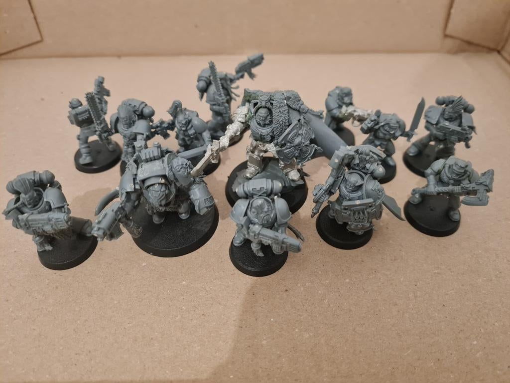 Warhammer 40K Space Wolves + Bits Box, Enlèvement ou Envoi, Warhammer, Figurine(s)