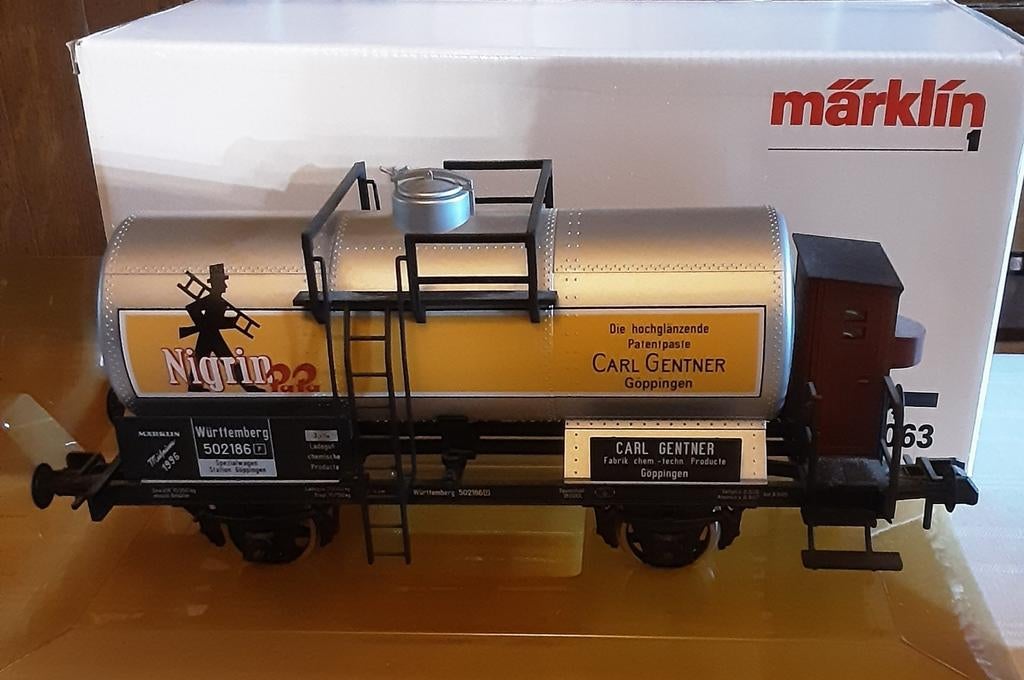 Märklin museumwagen tankwagen schaal 1 ., Hobby en Vrije tijd, Ophalen of Verzenden, Märklin