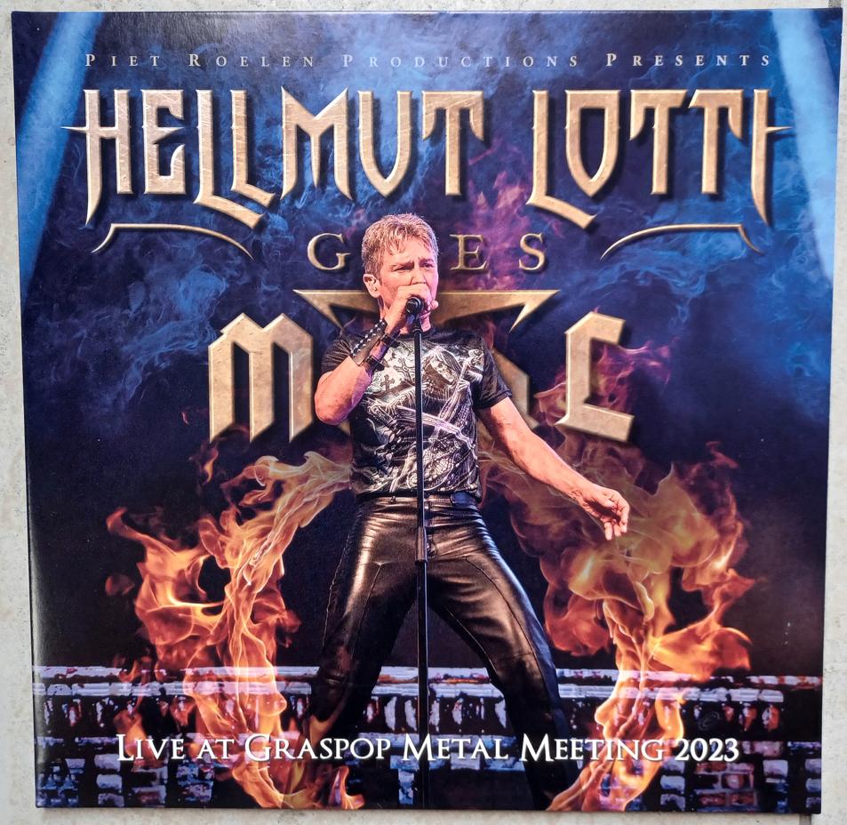 Helmut Lotti 33T-LP metal live at Graspop metal meeting 2023, Cd's en Dvd's, Vinyl | Hardrock en Metal, Ophalen of Verzenden