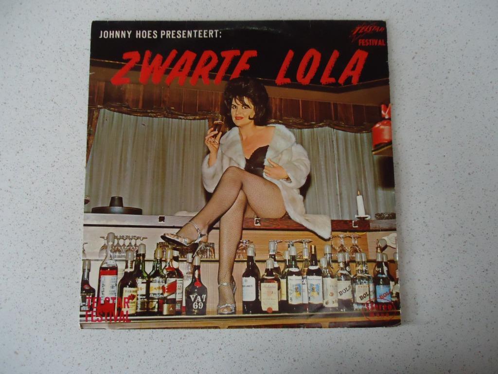 LP Johnny Hoes presenteert "Zwarte Lola"  anno 1972., Cd's en Dvd's, Vinyl | Nederlandstalig, Ophalen of Verzenden, Gebruikt, 12 inch