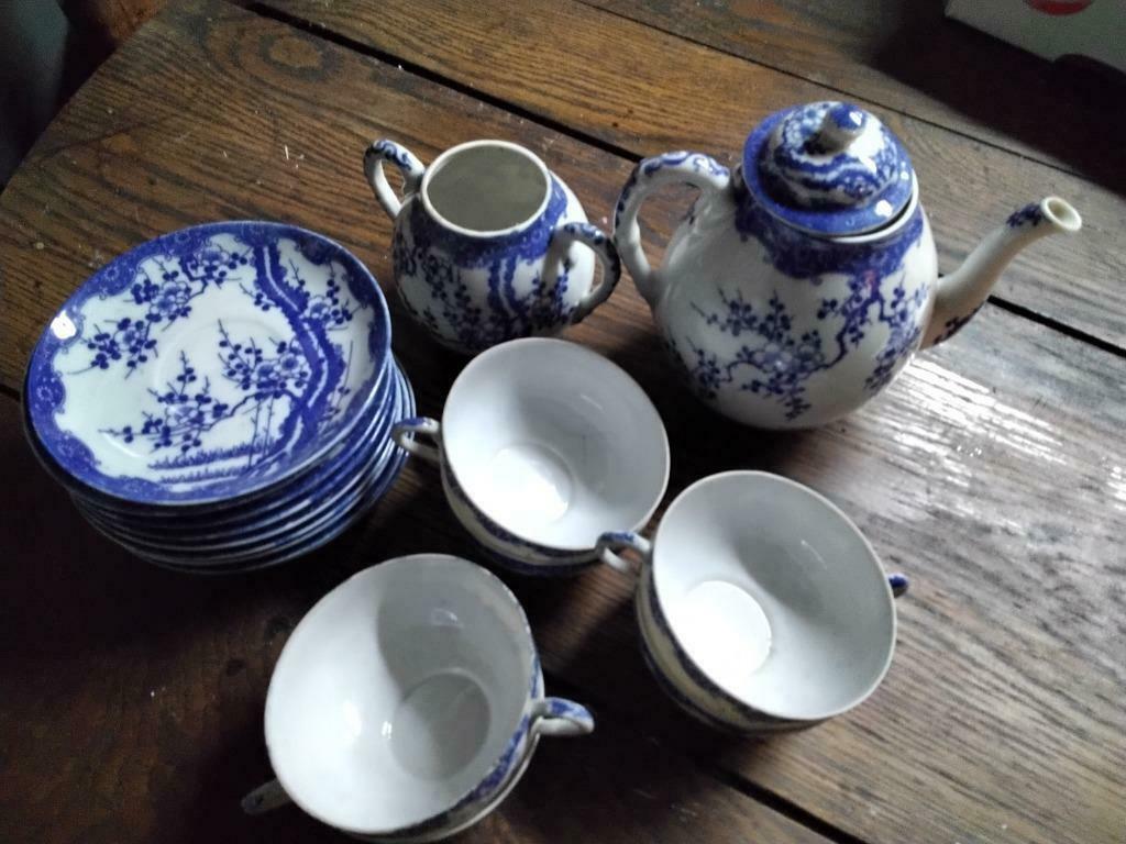 Service ancien à thé porcelaine, Antiquités & Art, Antiquités | Porcelaine, Enlèvement ou Envoi
