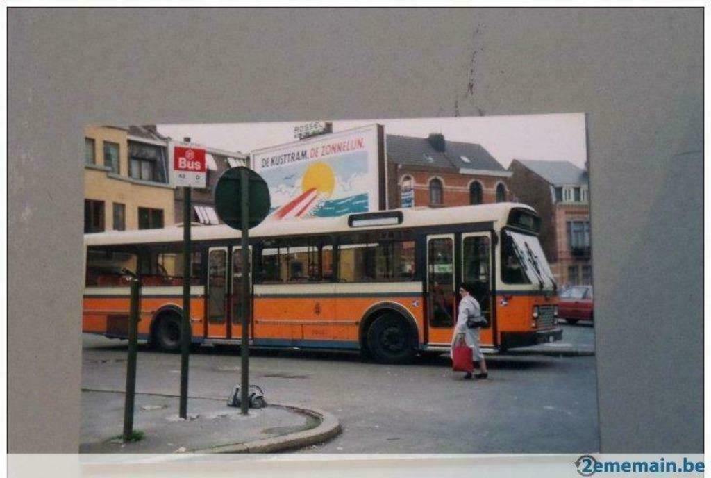 Bus SNCV Vivier d'oie 05.06.1987, Envoi, Utilisé, Bus ou Métro, Carte ou Gravure