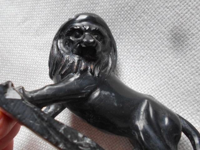 4 lions d'Afrique et d'asie, Enlèvement ou Envoi, Comme neuf, Animal sauvage, Statue ou Figurine