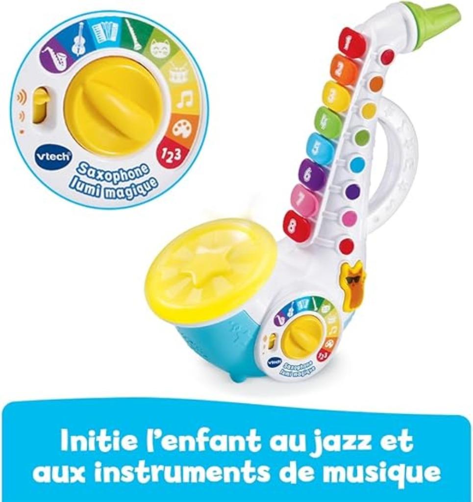 Saxophone interactif VTech avec partition LIVRAISON GRATUITE, Neuf, -, -, VTECH