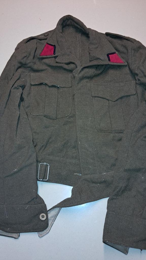 BELGIQUE - ABL - BLOUSON 13 DE LIGNE - 1954, Ophalen of Verzenden, Landmacht, Kleding of Schoenen