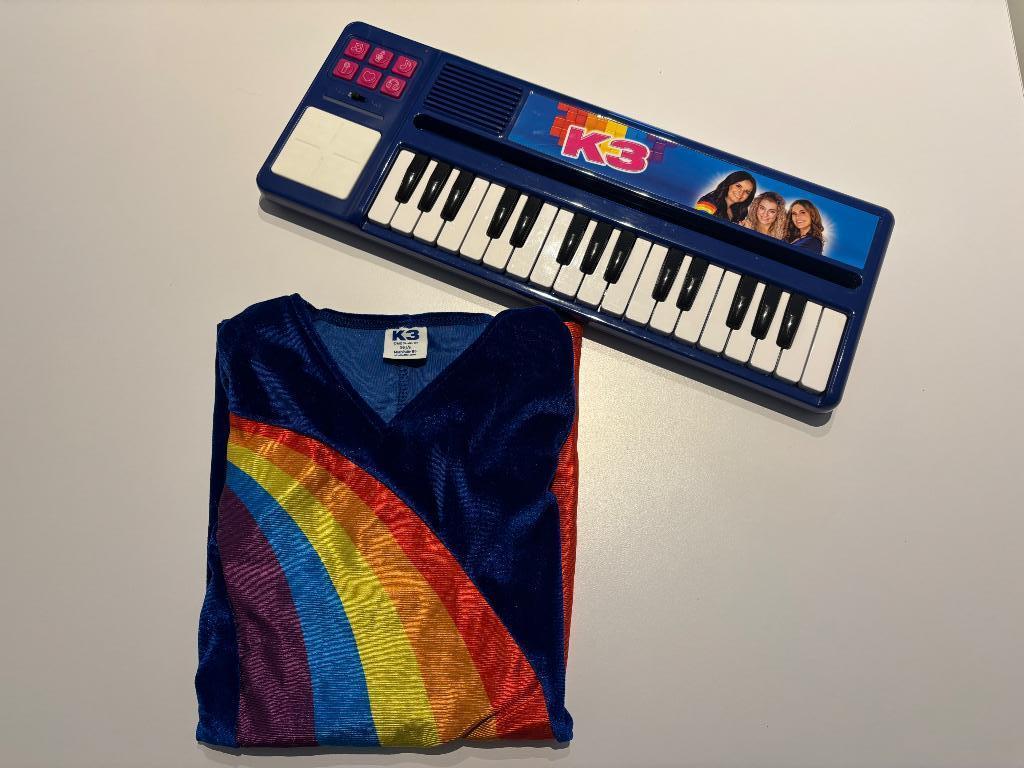 K3 Piano en jurk, Ophalen, Zo goed als nieuw