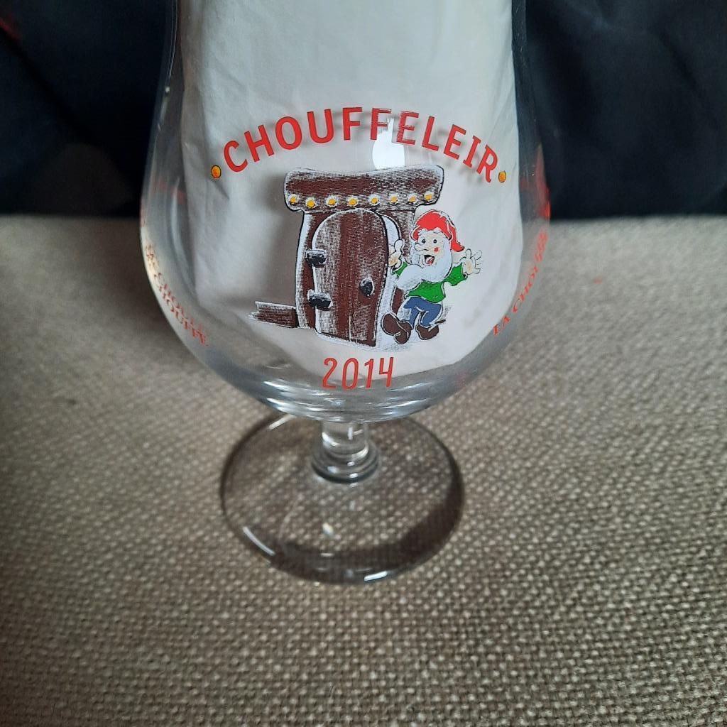 GLAS  CHOUFFELEIR 2014, Verzamelen, Biermerken, Ophalen of Verzenden, Nieuw, Glas of Glazen