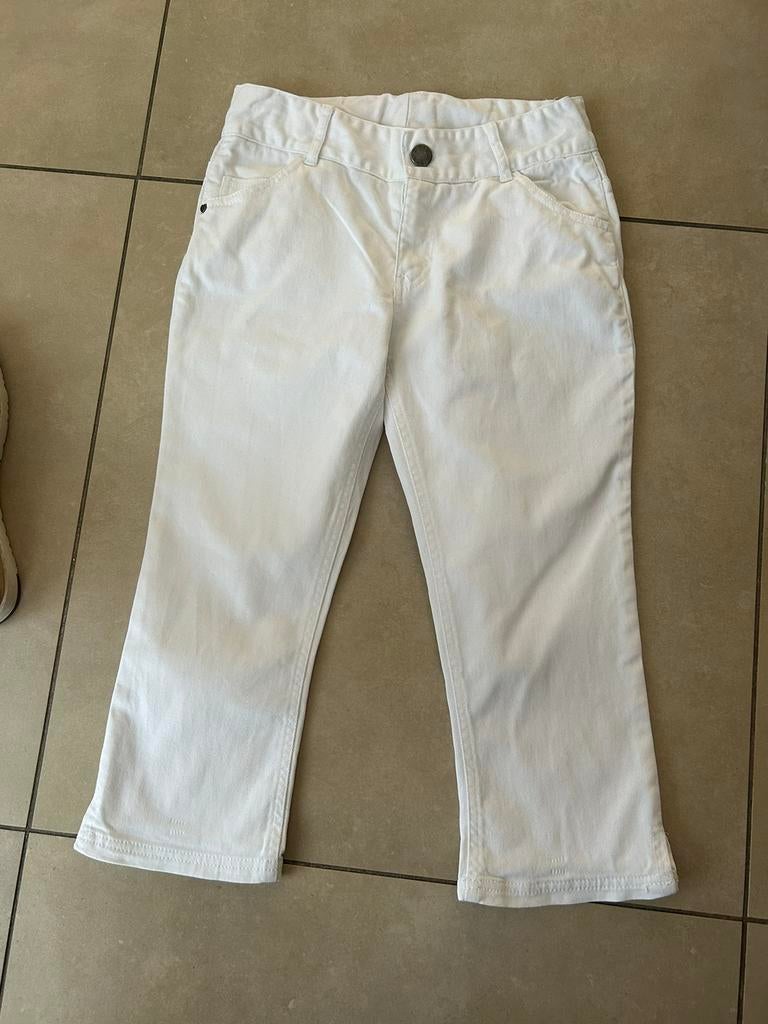 Witte broek maat 158/164, Kinderen en Baby's, Kinderkleding | Maat 158, Broek, Meisje, Ophalen of Verzenden, Zo goed als nieuw
