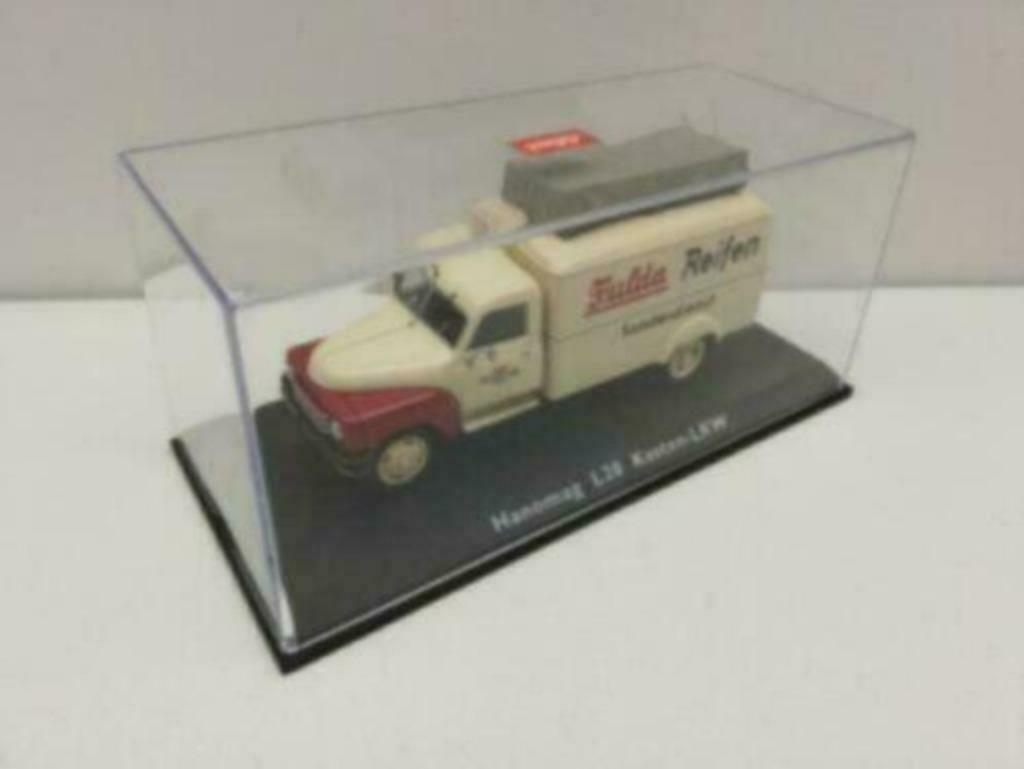 Modèle réduit de voiture Hanomag L 28 Koffer-LKW "fulda Reif, Hobby & Loisirs créatifs, Voitures miniatures | 1:43, Neuf, Bus ou Camion