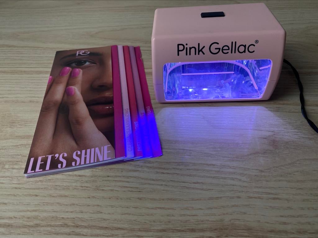 Pink Gellac UV-ledlamp, Elektronische apparatuur, Ophalen, Zo goed als nieuw