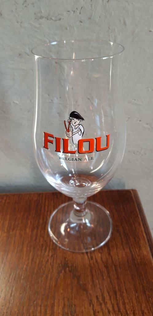 Verres à bière Filou, Collections, Marques de bière, Enlèvement ou Envoi, Comme neuf