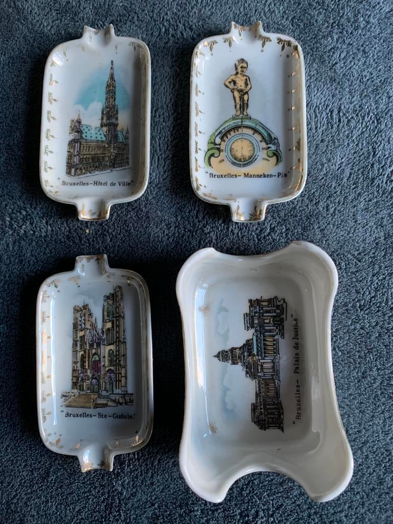 NOVEX, Cendriers en porcelaine, sujets de Bruxelles, Enlèvement
