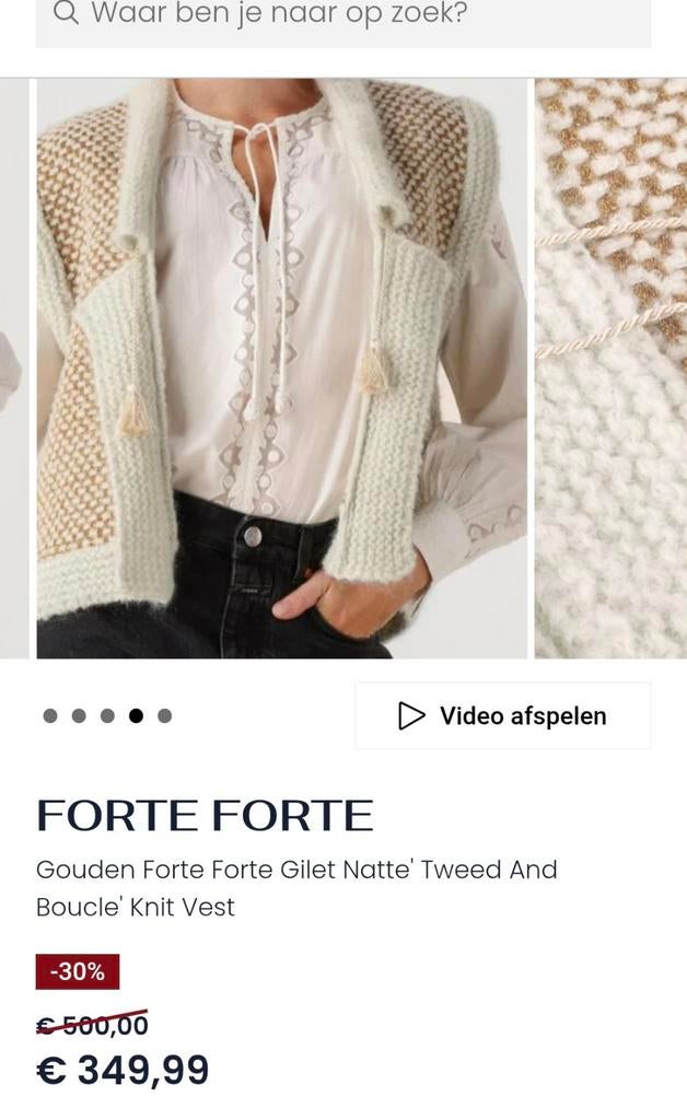 FORTE FORTE. (NEW 500€), Kleding | Dames, Ophalen of Verzenden, Maat 36 (S)