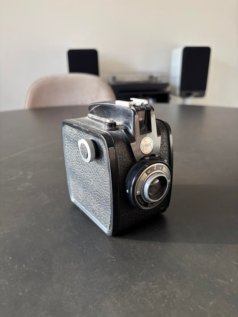 Antiek fototoestel - decoratie, Ophalen of Verzenden, Gebruikt, Spiegelreflex