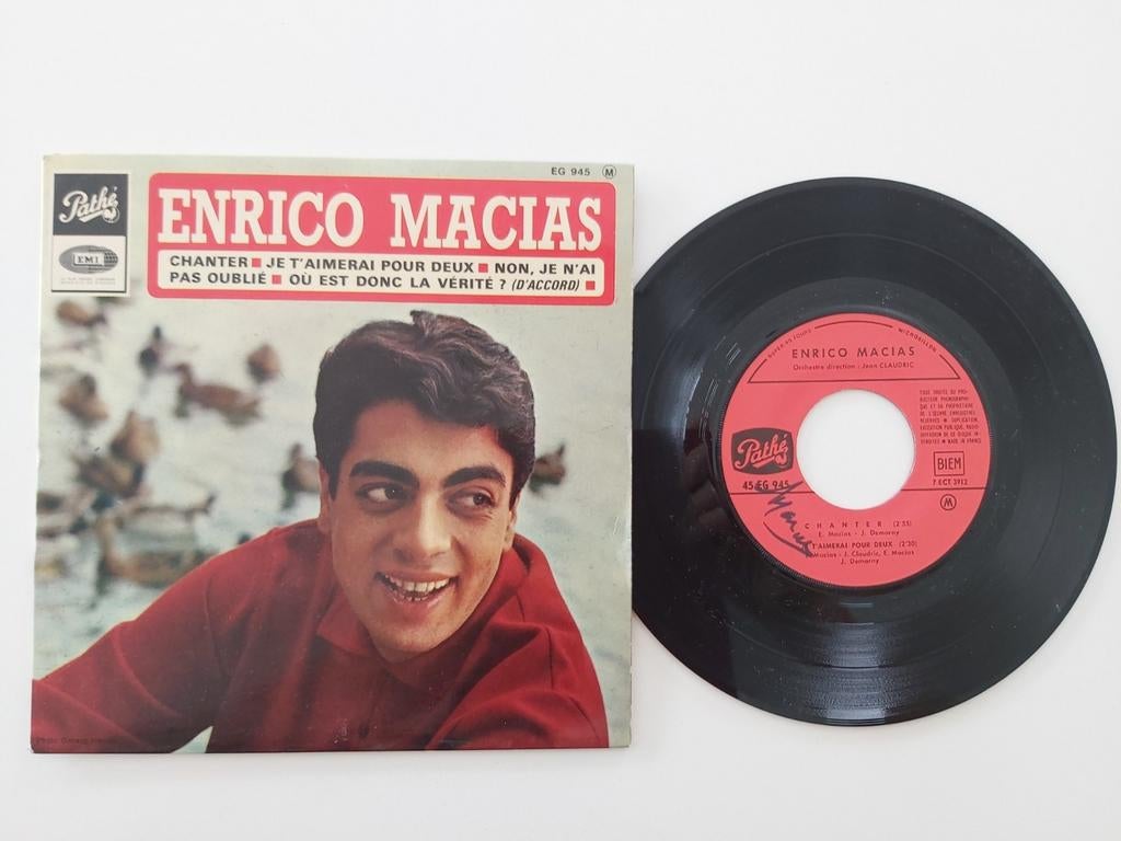 Enrico Macias - zingen, Cd's en Dvd's, Vinyl Singles, Ophalen of Verzenden, Zo goed als nieuw, Wereldmuziek