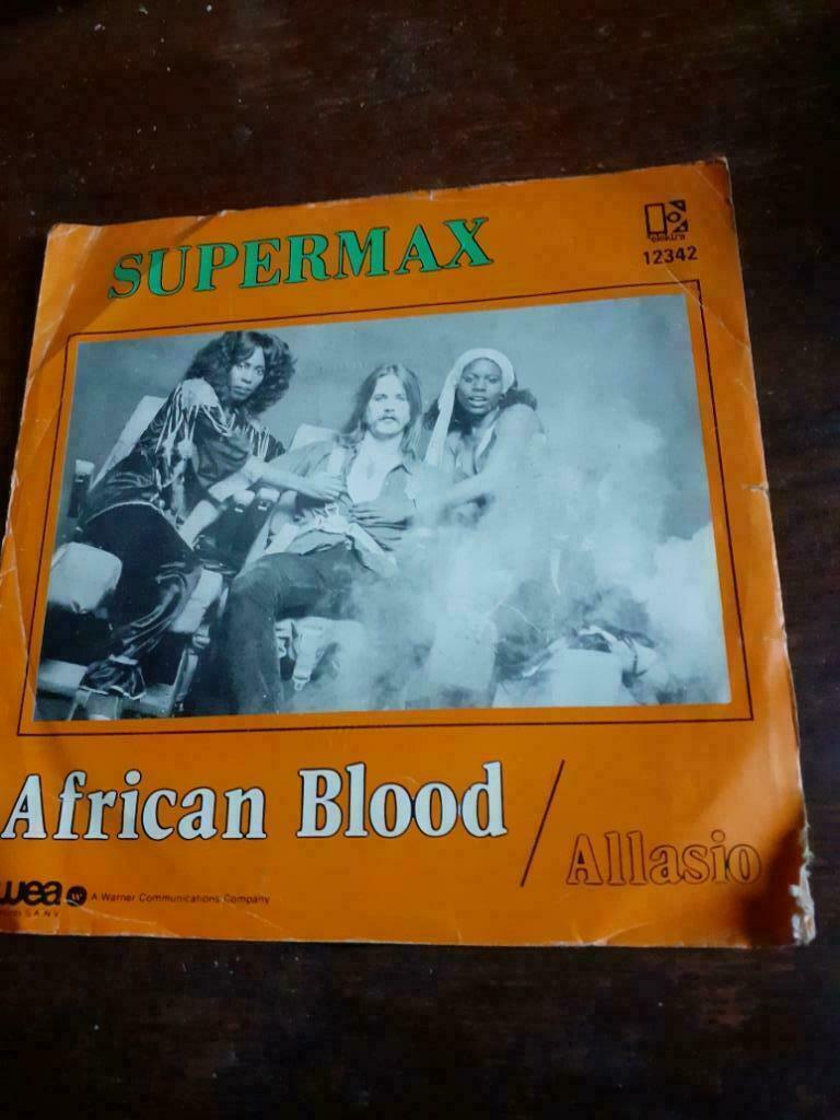 45T Supermax : African blood, Ophalen of Verzenden