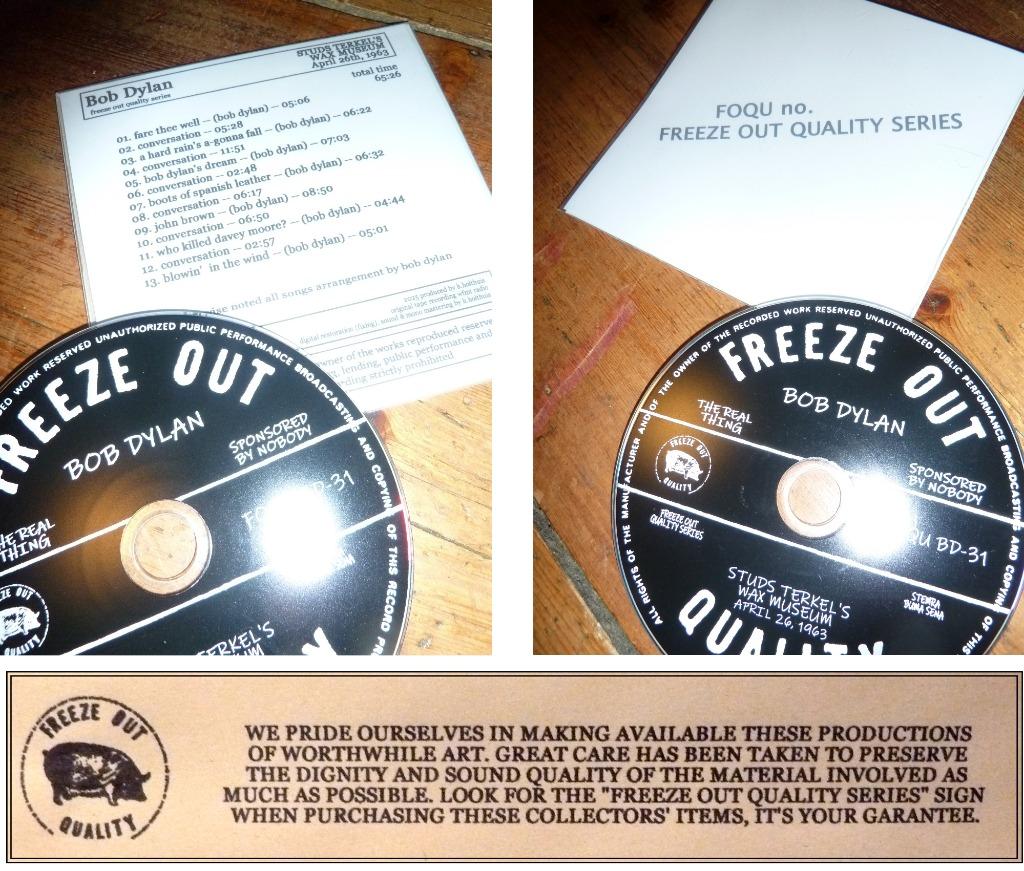cd Bob Dylan - Studs Terkel's Wax Museum - 13 april 1963, Verzenden