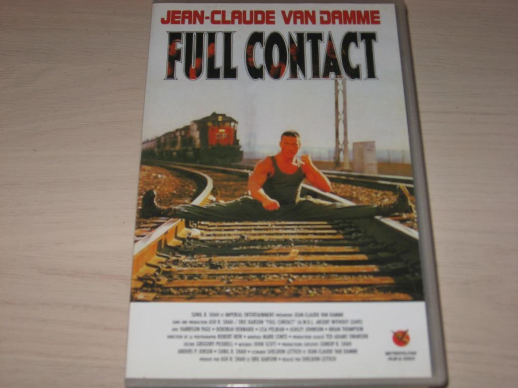k7 vhs Full contact, Cd's en Dvd's, VHS | Film, Zo goed als nieuw, Actie en Avontuur, Ophalen of Verzenden