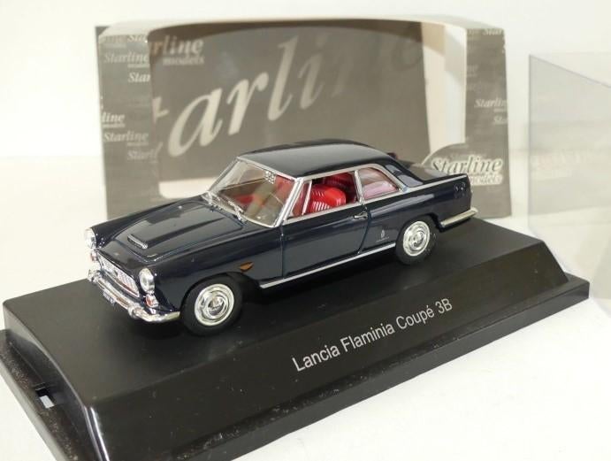 1:43 Starline Lancia Flaminia Coupe 3B donkerblauw, Enlèvement ou Envoi, Comme neuf, Voiture
