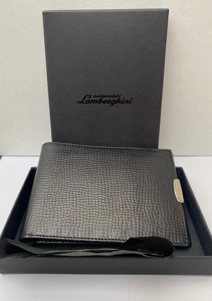 Porte-cartes en cuir Lamborghini, Bijoux, Sacs & Beauté, Enlèvement ou Envoi, Cuir