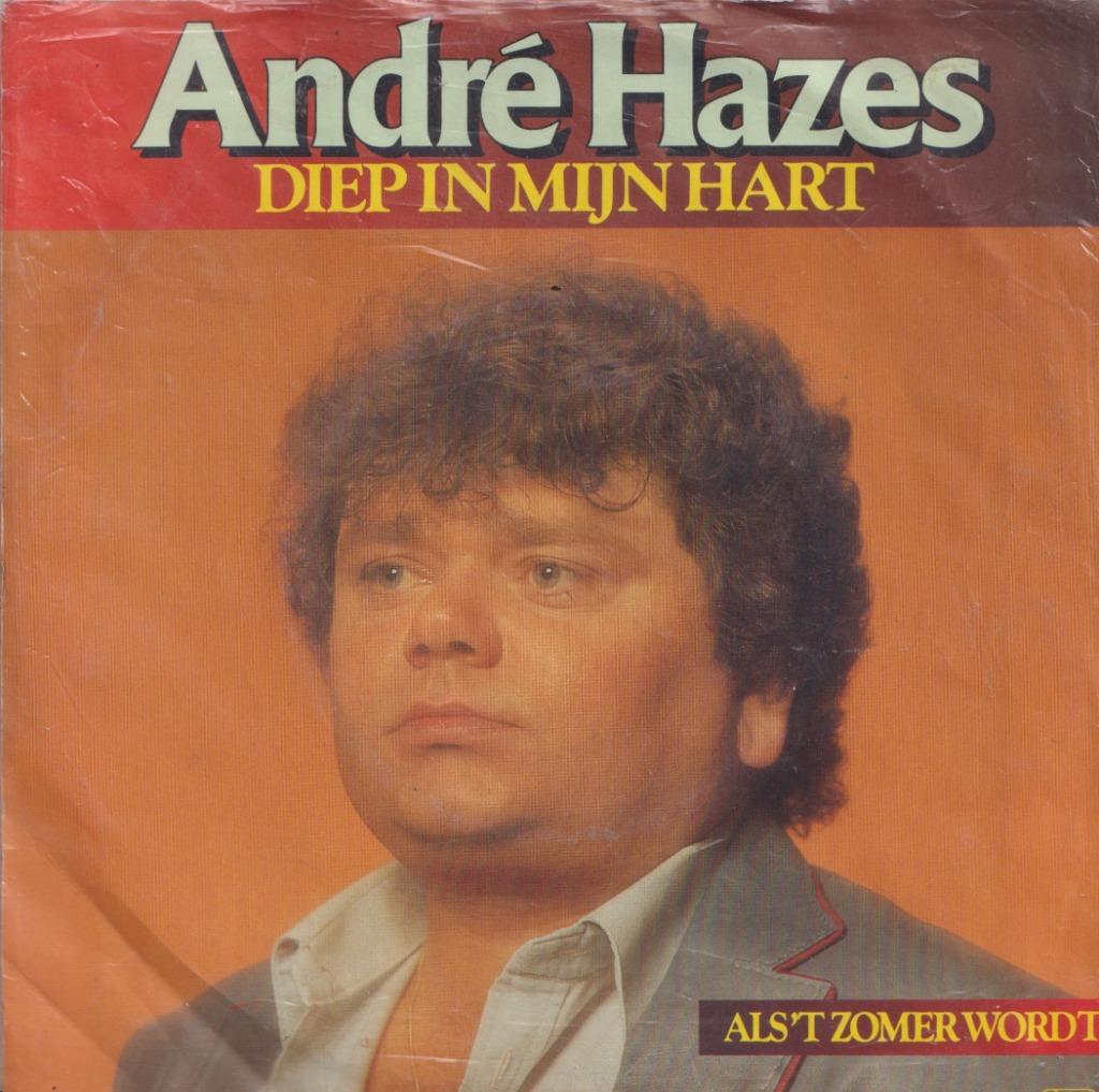 Andre Hazes – Diep in mijn hart / Als ‘t zomer wordt - Singl, Ophalen of Verzenden, Gebruikt, Nederlandstalig