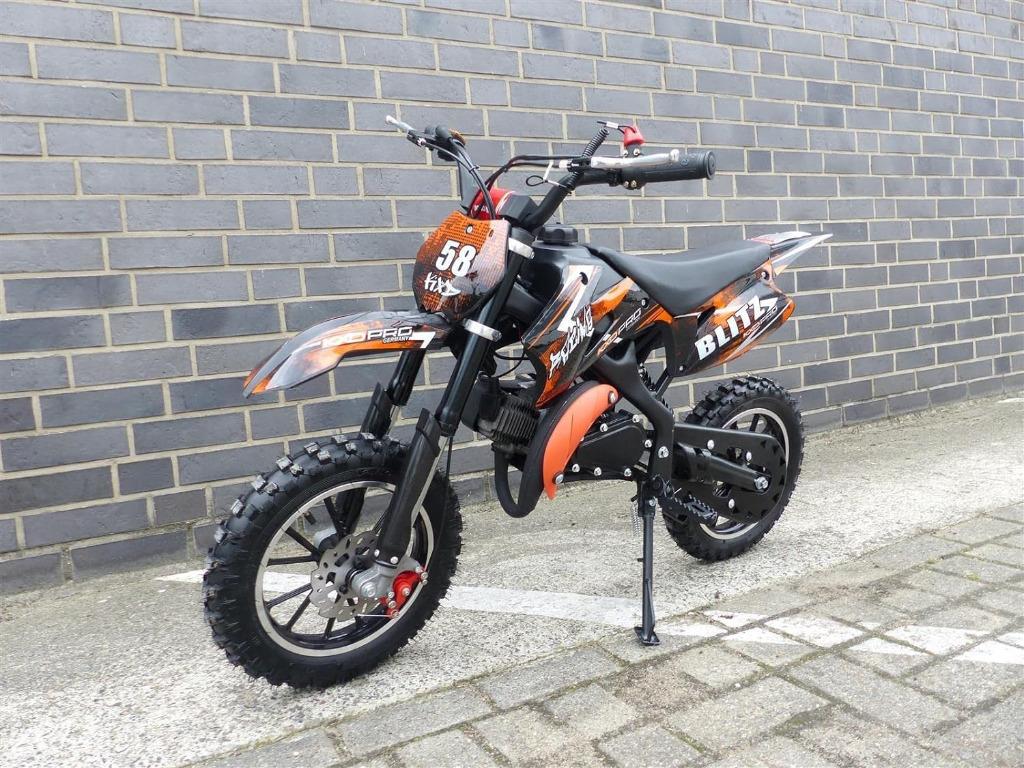 Motocross Dirtbike Mini Cross Bike Kindermotor 50cc Zwart, Fietsen en Brommers, Ophalen of Verzenden, Nieuw, Dirtbike