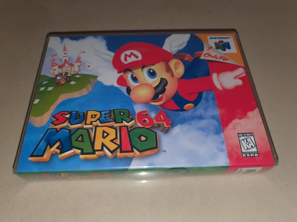 Super Mario 64 N64 Game Case (2), Verzenden, Zo goed als nieuw