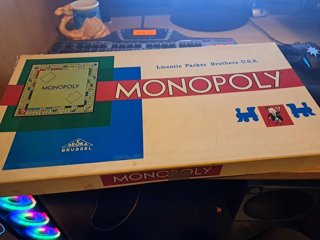 Monopoly, Hobby en Vrije tijd, Gezelschapsspellen | Bordspellen, Ophalen of Verzenden, Gebruikt, Parker