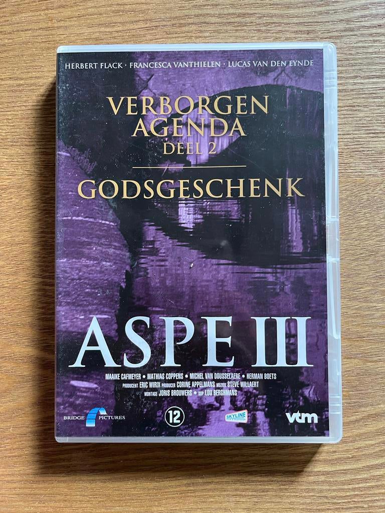 DVD Aspe III: Verborgen agenda 2 - Godsgeschenk, À partir de 12 ans, Enlèvement ou Envoi, Comme neuf, Action et Aventure